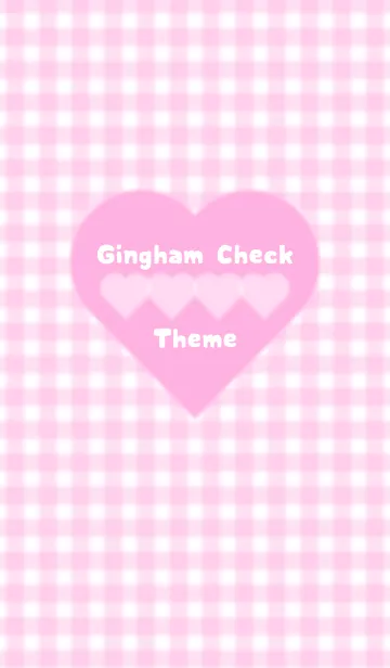 [LINE着せ替え] Gingham Check Theme ♡ -2021- 6の画像1