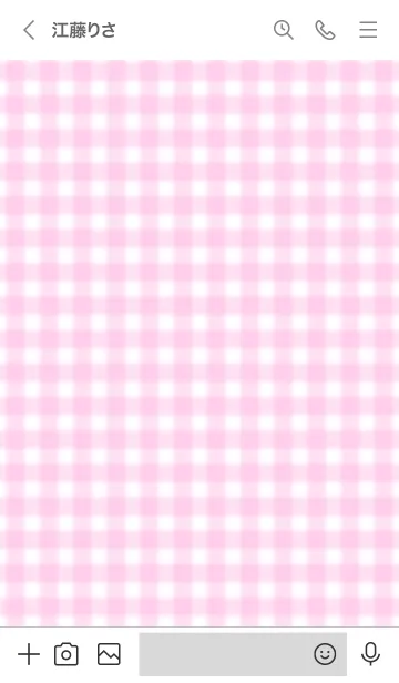 [LINE着せ替え] Gingham Check Theme ♡ -2021- 6の画像3