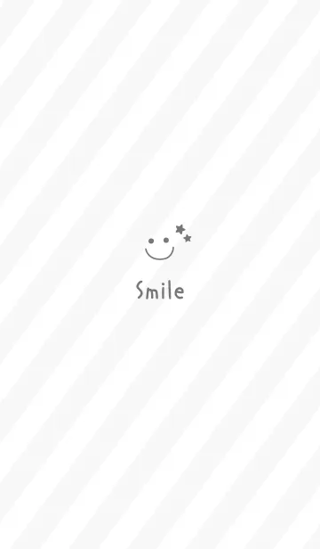 [LINE着せ替え] 大人可愛いスマイル星＊ホワイト2の画像1