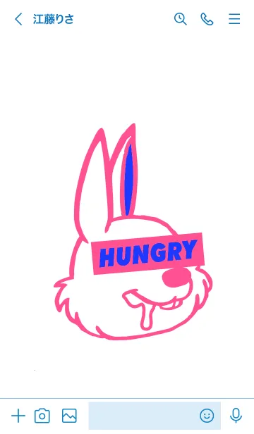 [LINE着せ替え] ハングリー ラビット 14の画像3