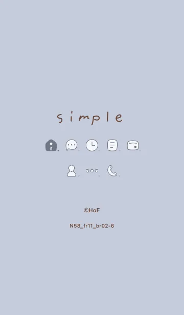 [LINE着せ替え] N58.11_ホワイトアッシュ ブラウン2-6の画像1