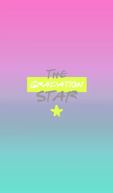 [LINE着せ替え] ザ グラデーション スター 01の画像1