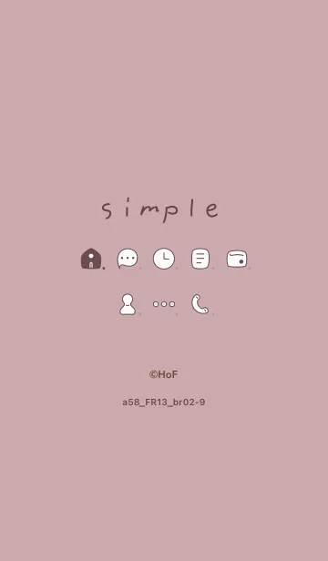 [LINE着せ替え] a58.13_ピンク2 ブラウン2-9の画像1