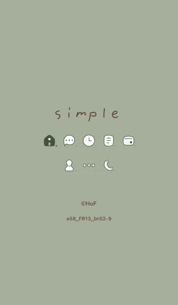 [LINE着せ替え] a58.13_スモーキーMアッシュ ブラウン2-9の画像1