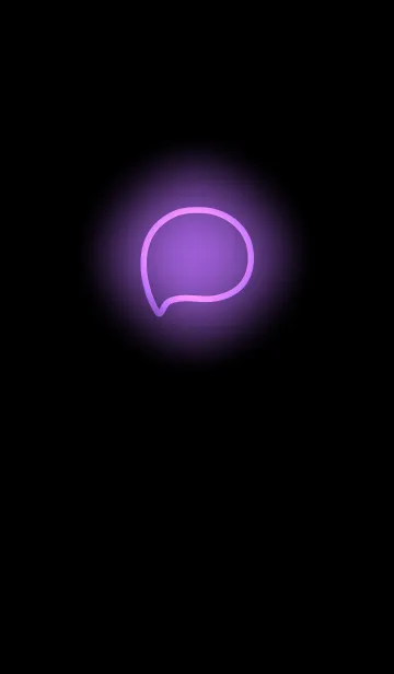 Orchid Purple Neon Theme Ver.8 (JP)の着せ替えメイン画像