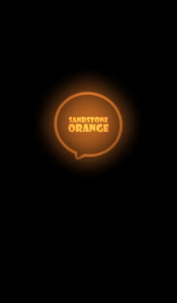 [LINE着せ替え] Sandstone Orange Neon Theme Ver.3 (JP)の画像1