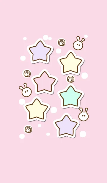 [LINE着せ替え] Star stickersの画像1