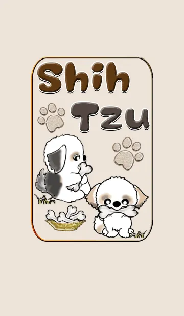 [LINE着せ替え] シーズー犬の画像1