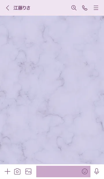[LINE着せ替え] ～大人女子の大理石♥パープル23～の画像3