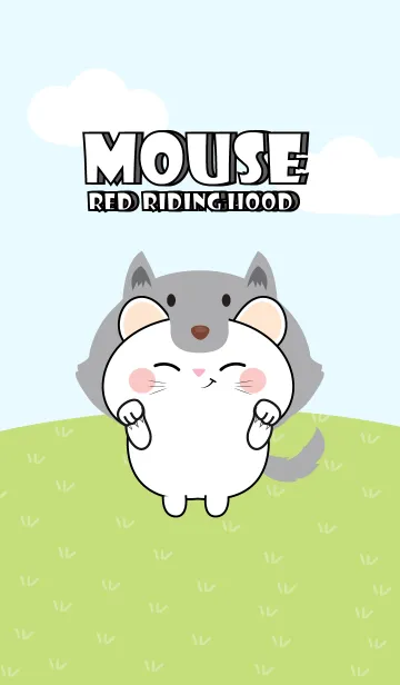 [LINE着せ替え] White Mouse Red Riding Hood Theme (JP)の画像1