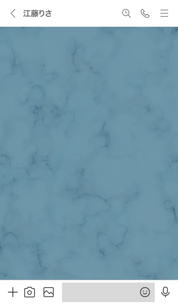 [LINE着せ替え] ～大人女子の大理石♥ブルー8～の画像3