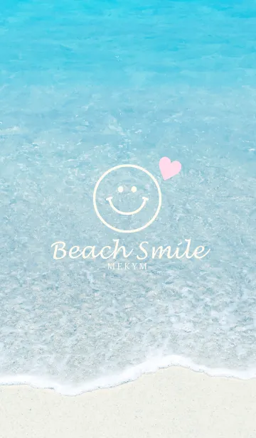 [LINE着せ替え] Love Beach Smile-MEKYM 19の画像1