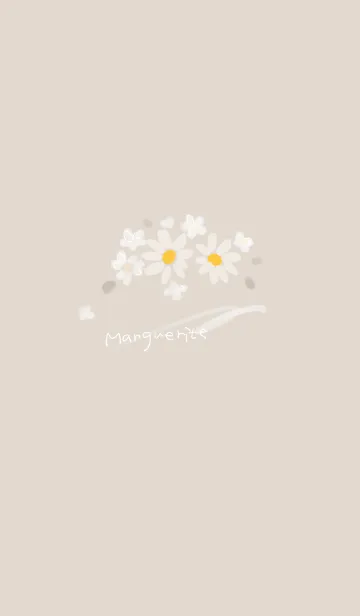 [LINE着せ替え] お花の着せ替え／マーガレットの画像1