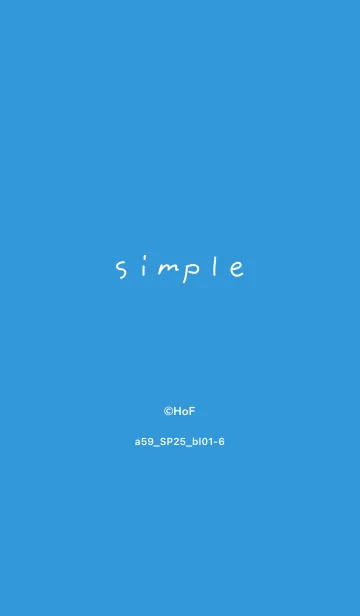 [LINE着せ替え] a59.25_ブルー1-6の画像1