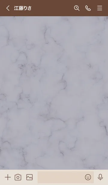 [LINE着せ替え] ～大人女子の大理石♥パープルグレー3～の画像3