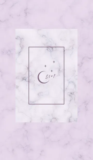 [LINE着せ替え] ～大人女子の大理石♥パープル25～の画像1