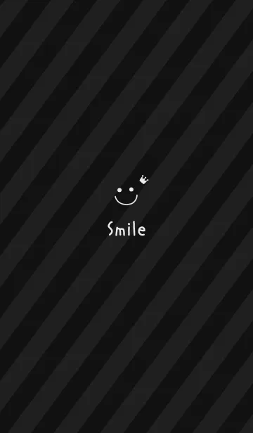 [LINE着せ替え] 大人可愛いスマイル王冠＊ブラック2の画像1