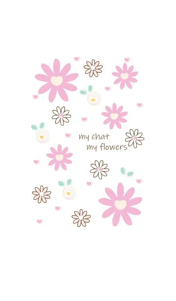 [LINE着せ替え] Purple flowers 16 :)の画像1