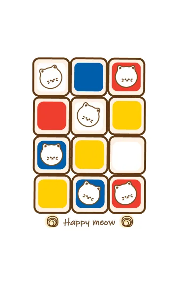[LINE着せ替え] Playful meow meow 4の画像1