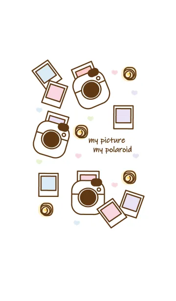 [LINE着せ替え] Polaroid picture 6の画像1