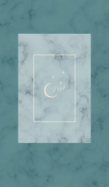 [LINE着せ替え] ～大人女子の大理石♥ブルーグリーン～の画像1