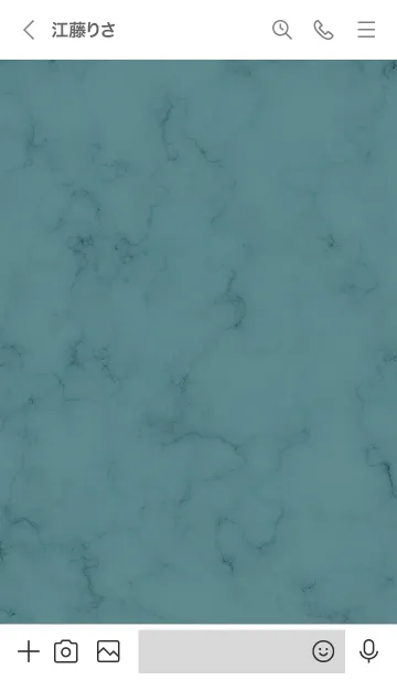 [LINE着せ替え] ～大人女子の大理石♥ブルーグリーン～の画像3
