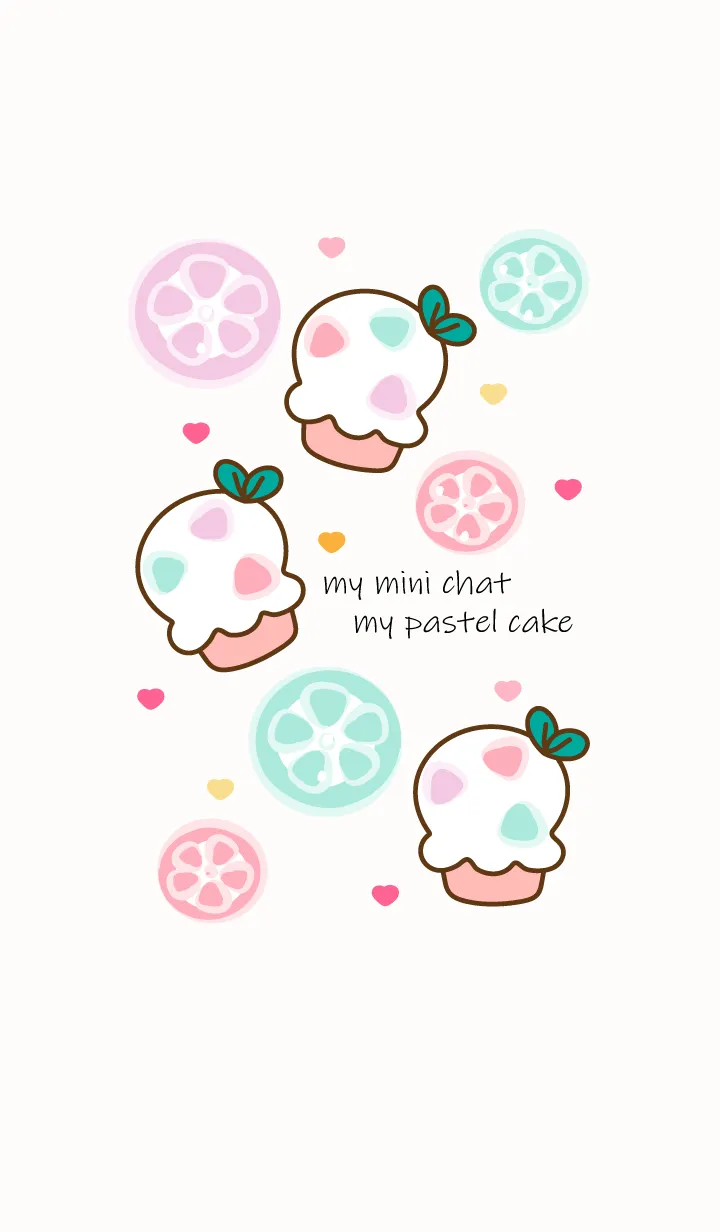 [LINE着せ替え] Pastel cake 9 :)の画像1