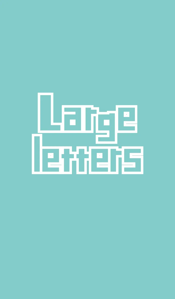 [LINE着せ替え] でかもじ・あおみどり 〜英語〜の画像1