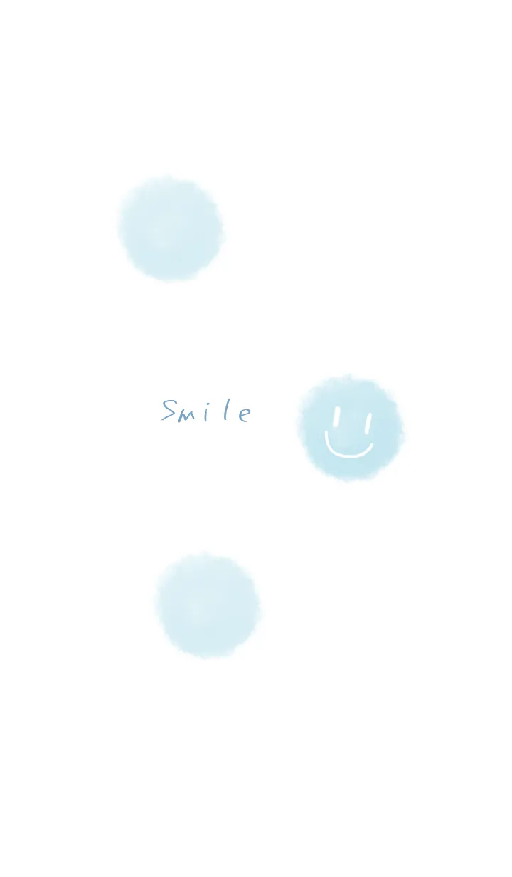[LINE着せ替え] 水玉とスマイルの画像1