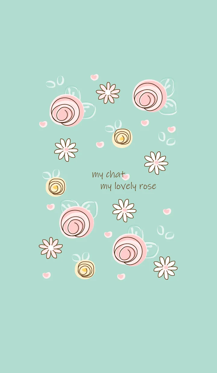 [LINE着せ替え] Pink roses 11 :)の画像1