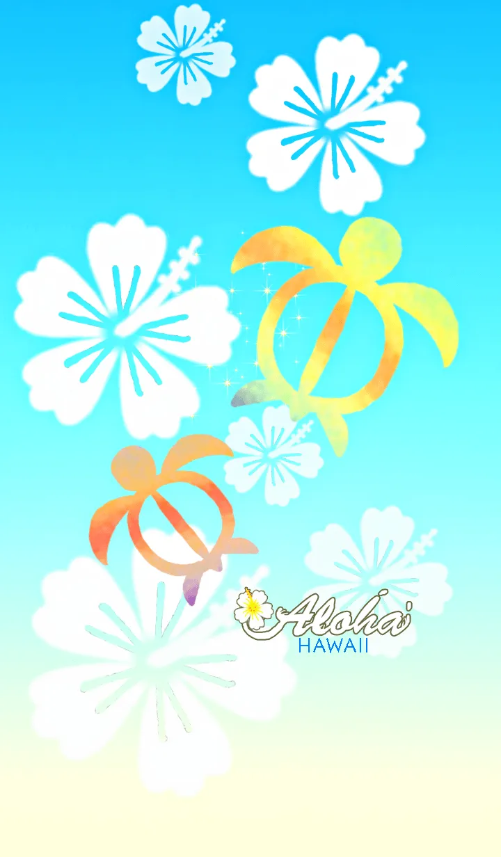ラッキーホヌ*ハワイ＊ALOHA+244の着せ替えメイン画像