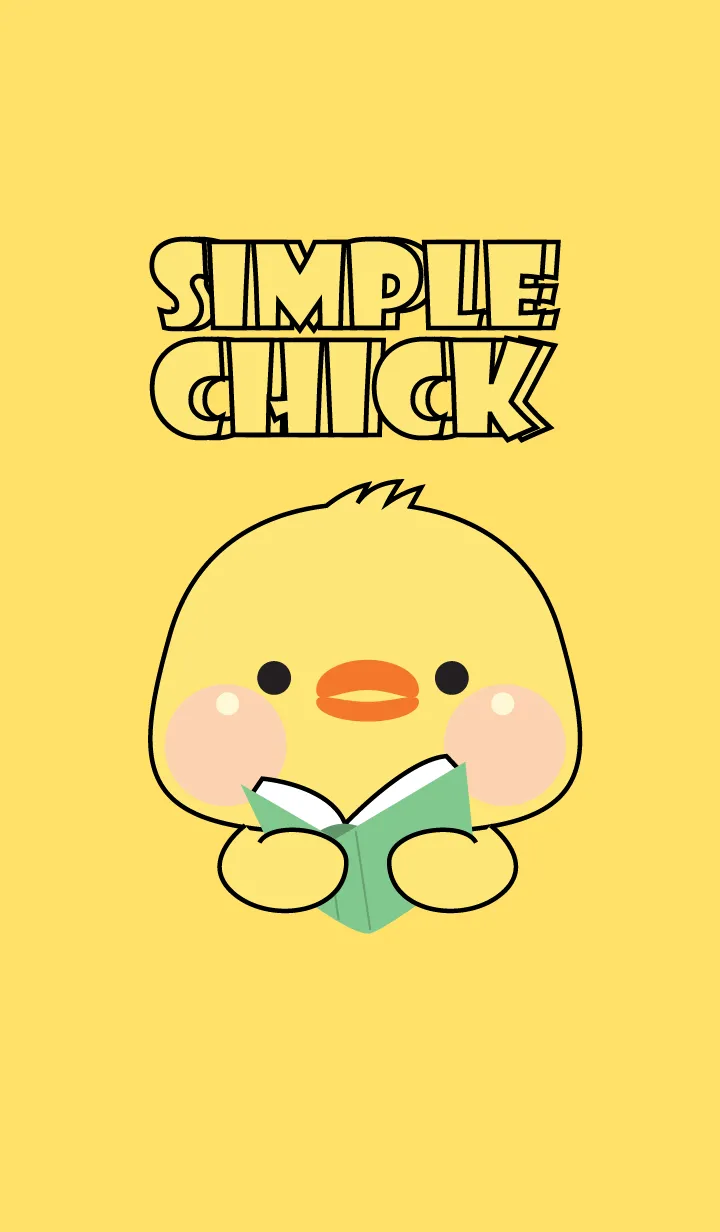 [LINE着せ替え] Simple Cutie Chick Theme (JP)の画像1