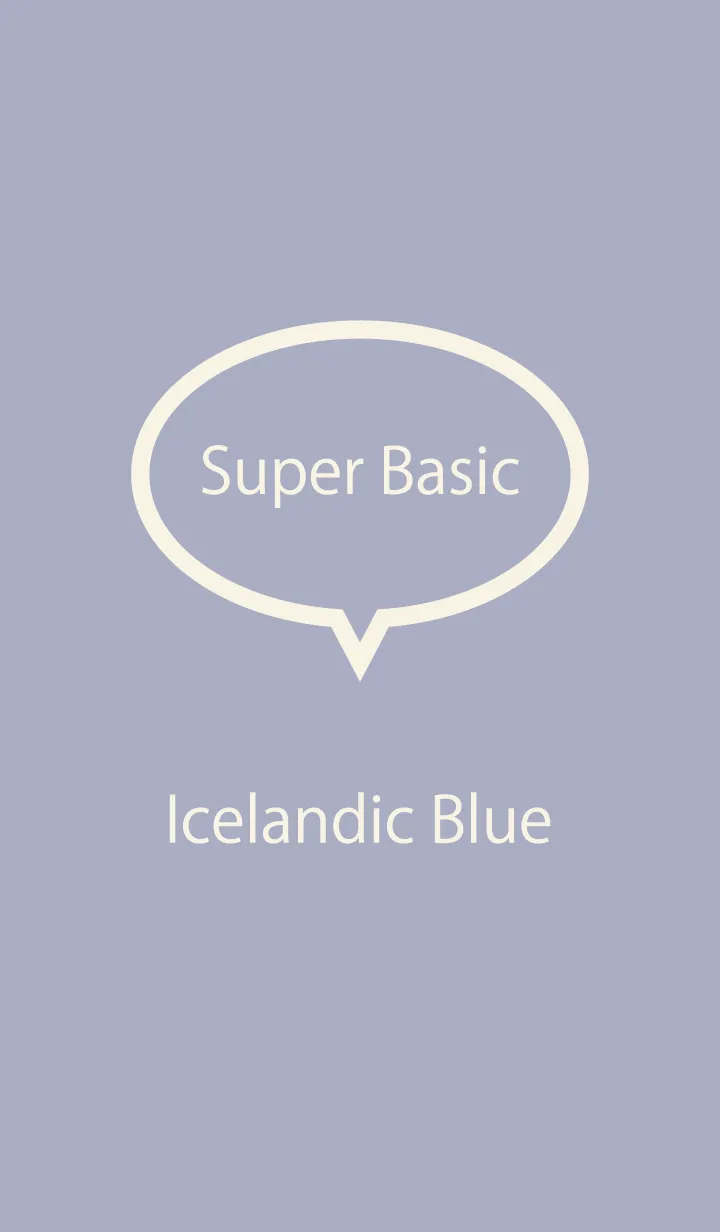 [LINE着せ替え] Super Basic Icelandic Blueの画像1