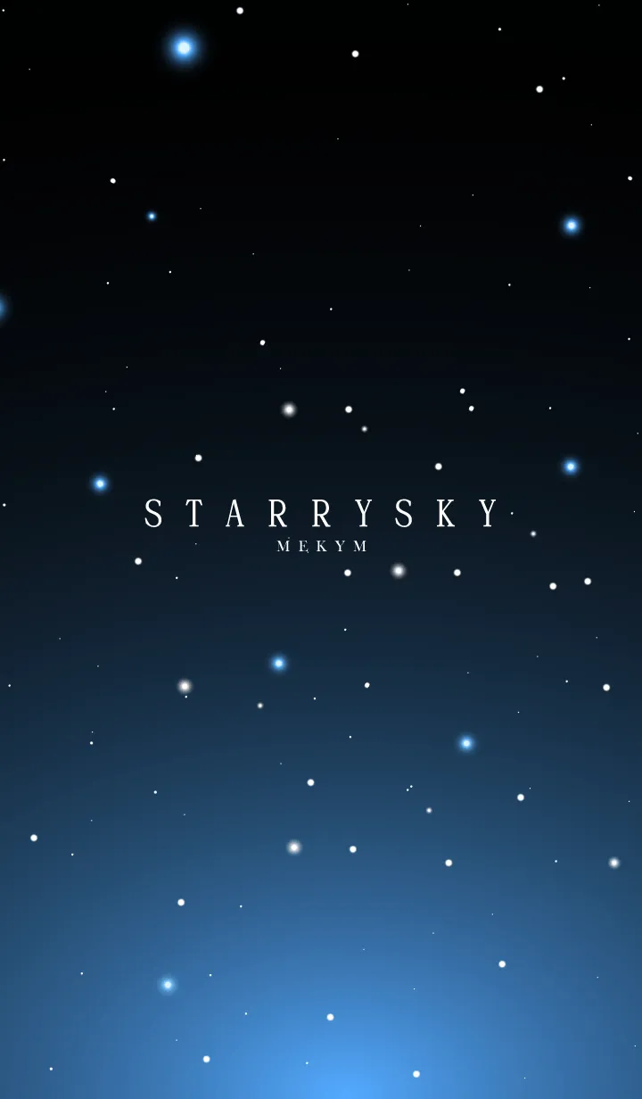 [LINE着せ替え] STARRY SKY -STAR- 3の画像1