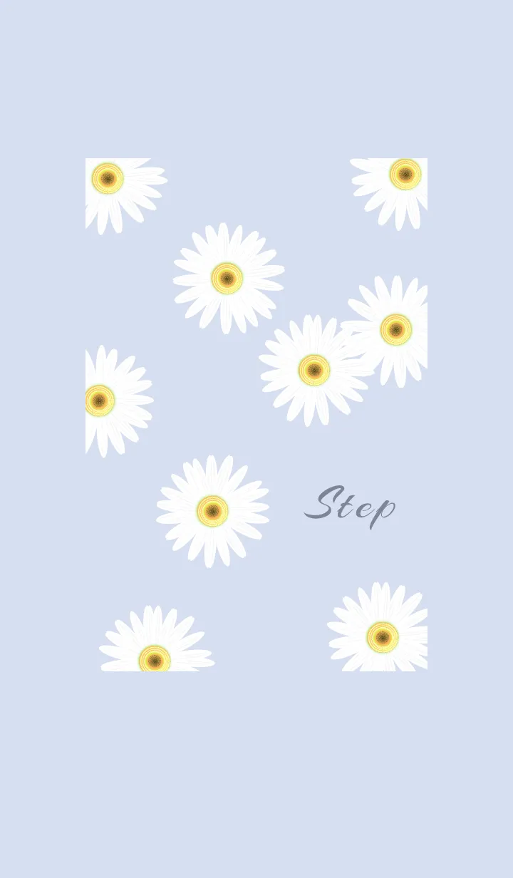 [LINE着せ替え] ～大人女子のデイジー ♥すみれ色～の画像1