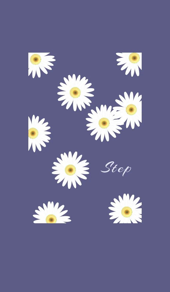 [LINE着せ替え] ～大人女子のデイジー ♥パープル2～の画像1