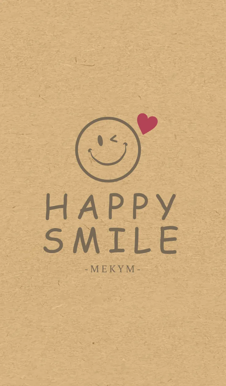 [LINE着せ替え] HAPPY SMILE KRAFT -LOVE- 46の画像1