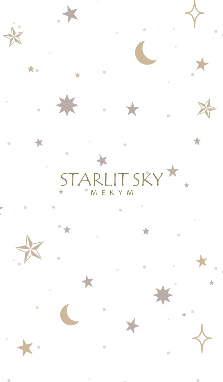 [LINE着せ替え] SIMPLE STARLIT SKY-MEKYM 13の画像1