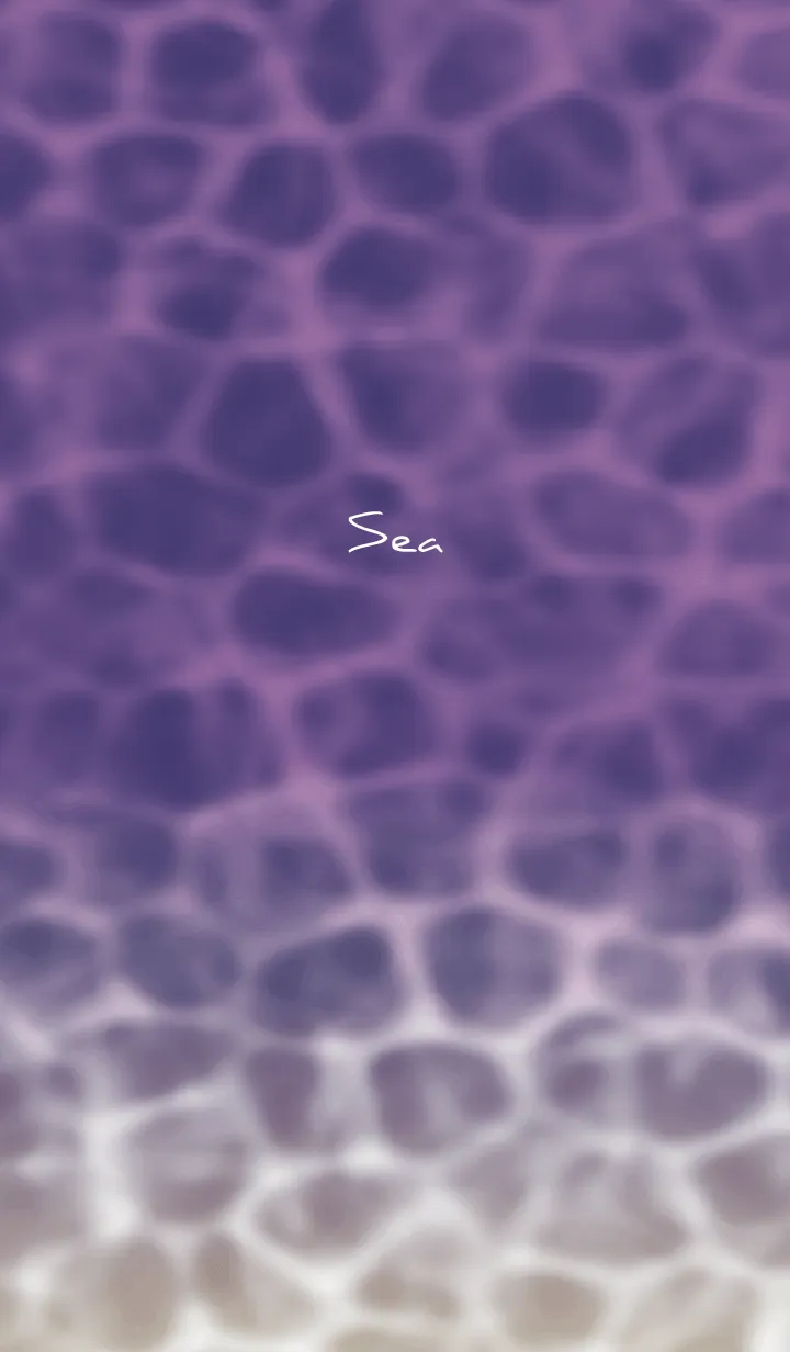 [LINE着せ替え] パープル  : カラフルな海の画像1