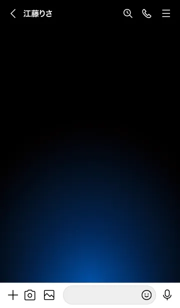 [LINE着せ替え] INK BLUE LIGHT ICON THEME 2の画像3