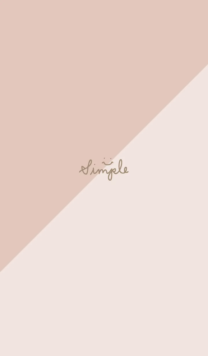 [LINE着せ替え] 2色半分 ブラウンの画像1