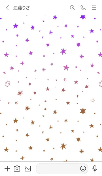 [LINE着せ替え] ミニ スターズ 14の画像3