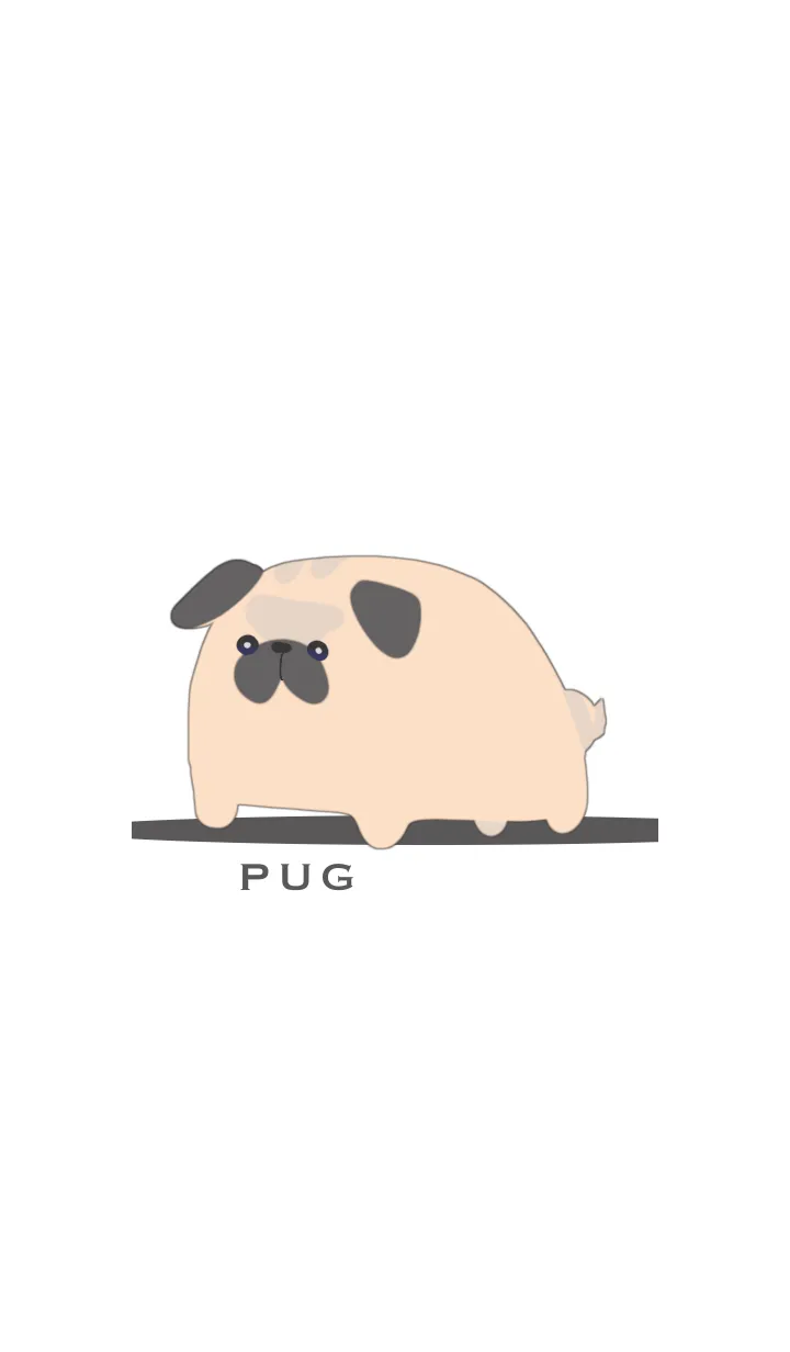 [LINE着せ替え] pugパグの画像1