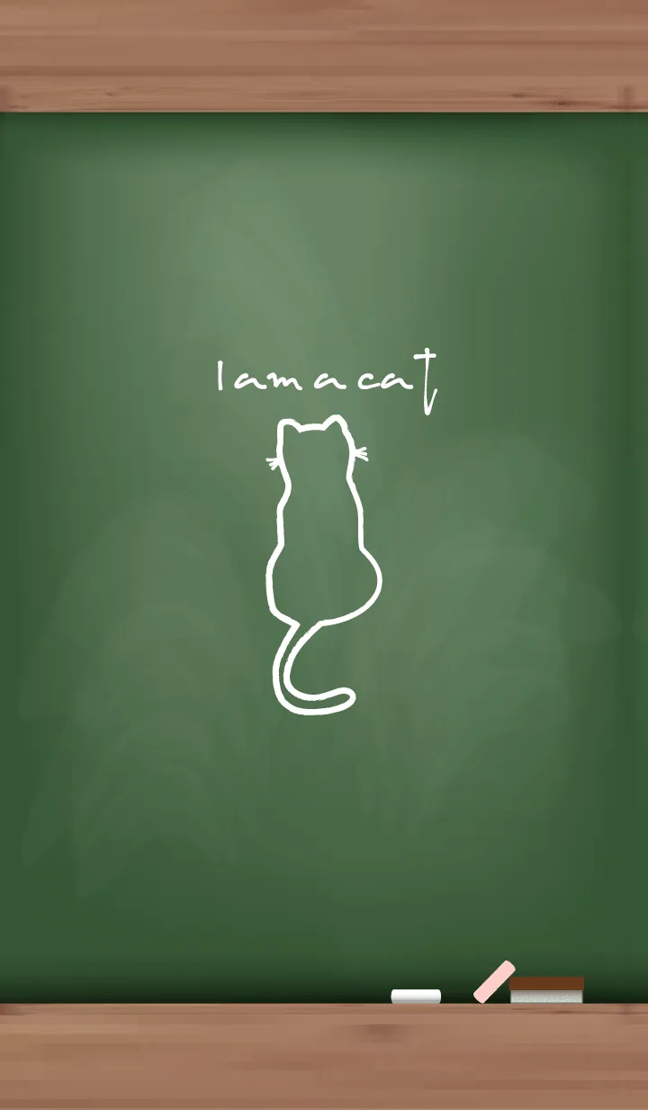 [LINE着せ替え] Black Board I am a cat 35の画像1