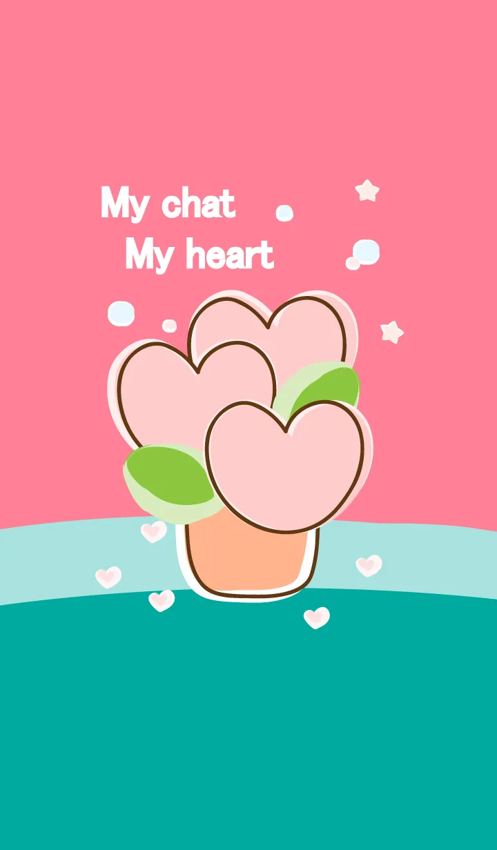 [LINE着せ替え] My chat my heart flower 69の画像1