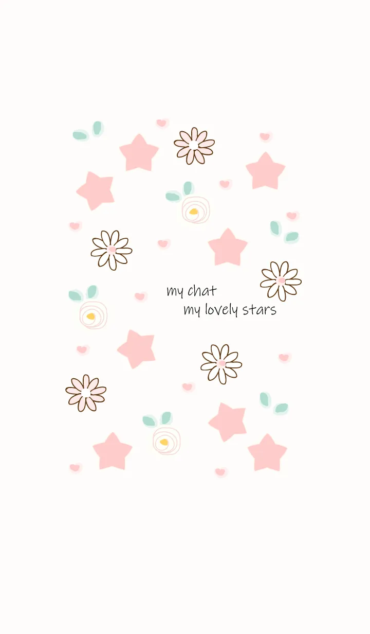 [LINE着せ替え] My chat my lovely stars 34の画像1