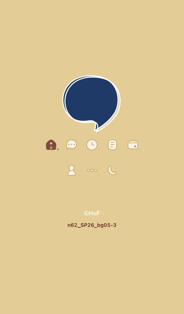 [LINE着せ替え] n62.26_ベージュ5-3の画像1