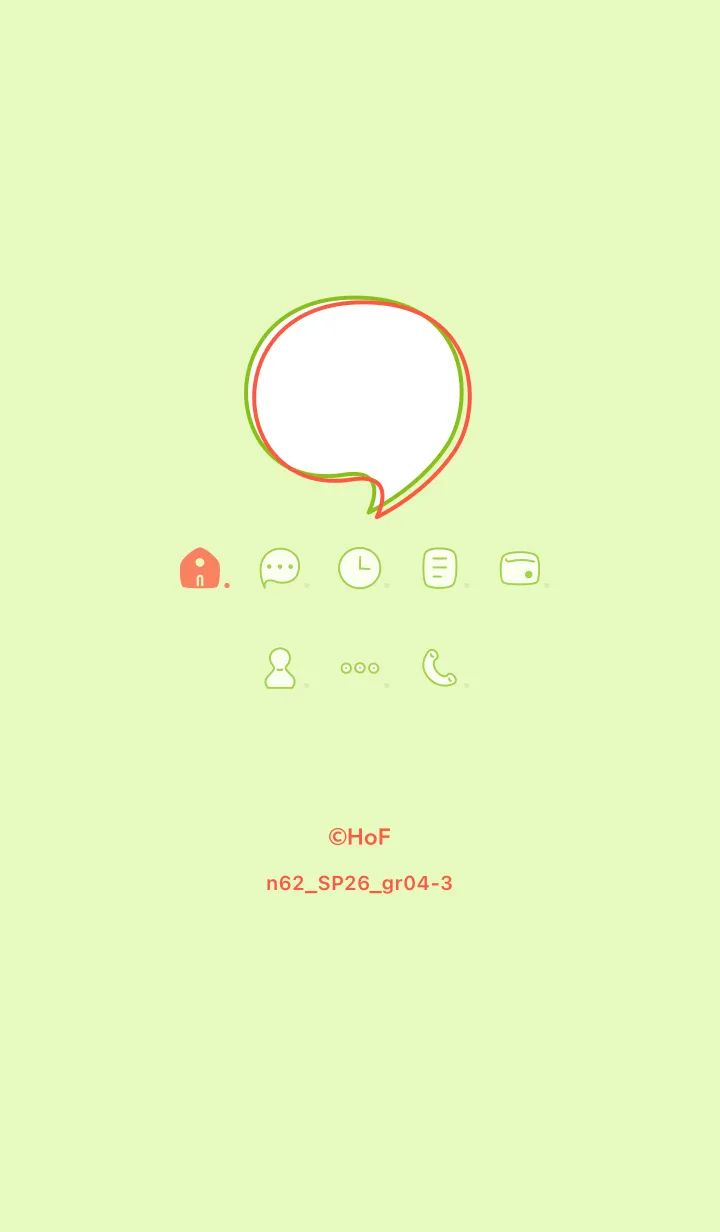 [LINE着せ替え] n62.26_グリーン4-3の画像1