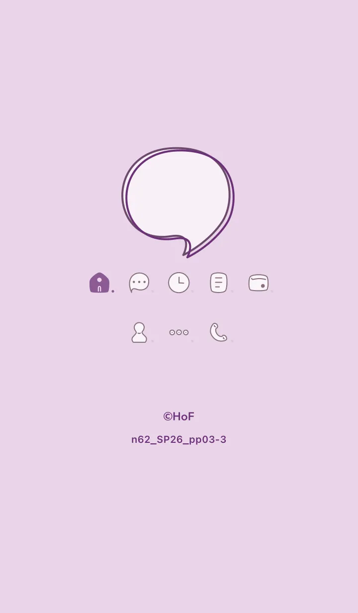 [LINE着せ替え] n62.26_パープル3-3の画像1