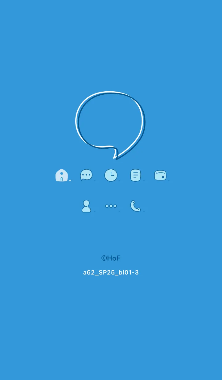 [LINE着せ替え] a62.25_ブルー1-3の画像1